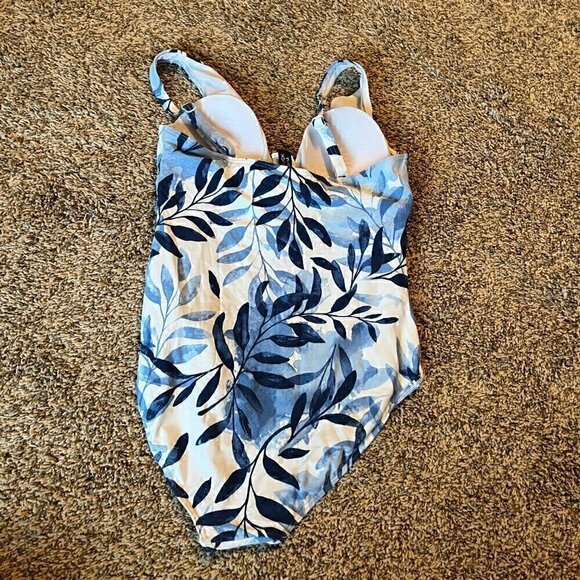 Nip Tuck Blue Oasis Louise one piece swimsuit - Picture 3 of 5